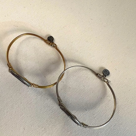 Luca +Danni Bangle Bracelets. Set of 2. - Picture 2 of 5